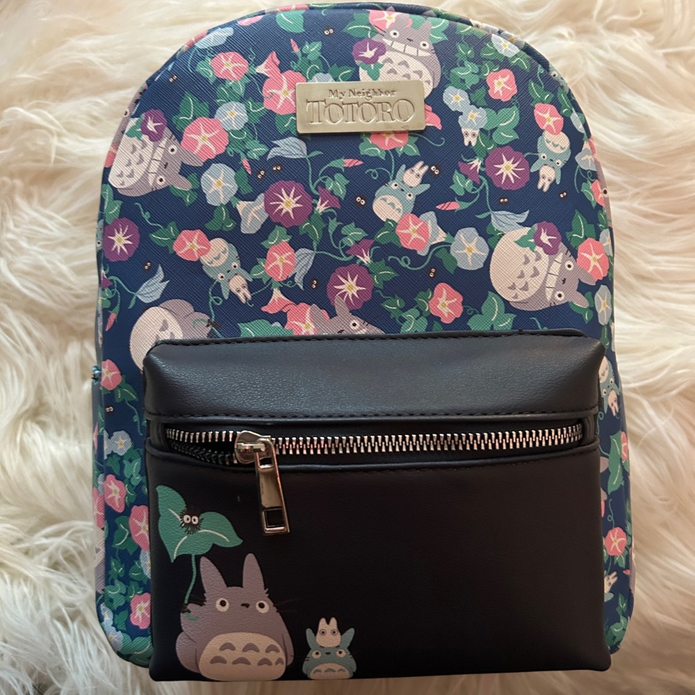Studio Ghibli My Neighbor Totoro Floral Mini Backpack